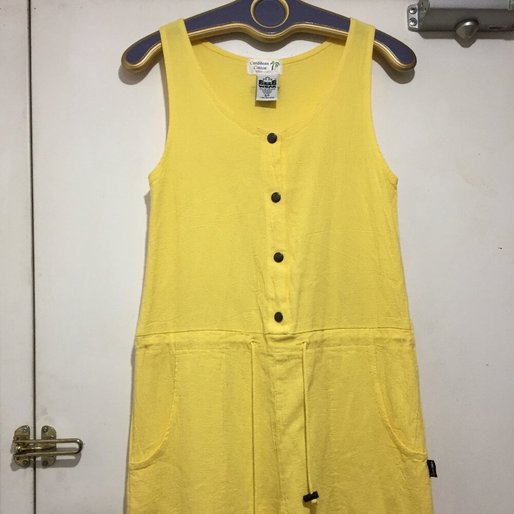 VINTAGE EZZE WEAR SLEEVELESS JUMPSUITS SIZE S